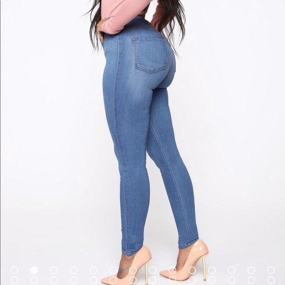 Fashion nova classic high waisted skinny jeans - Picture 3 of 4